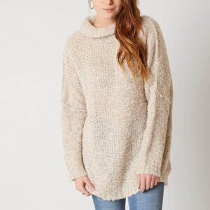 💖 Free People She's All That Alpaca Blend Loose Knit Oversized Pullover Sweater